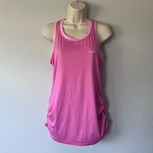 Columbia Leslie Falls Pink Racer Back Tank Size M